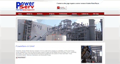 Desktop Screenshot of powerserv-eg.com